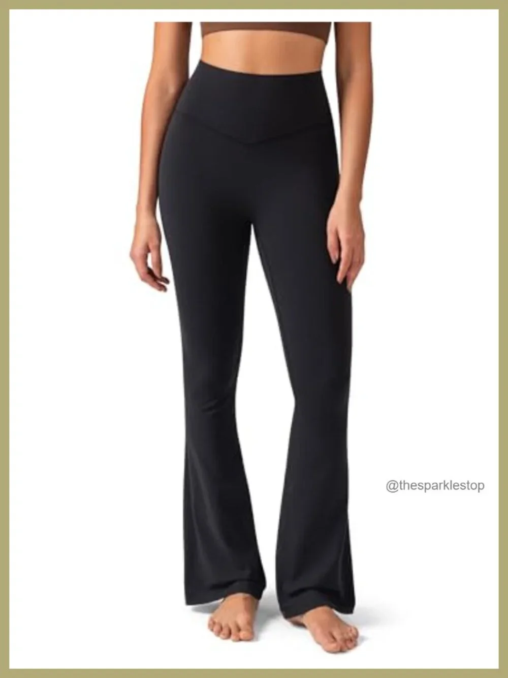 No Front Seam Flare Leggings High-Waisted Yoga pants for Women 29.5